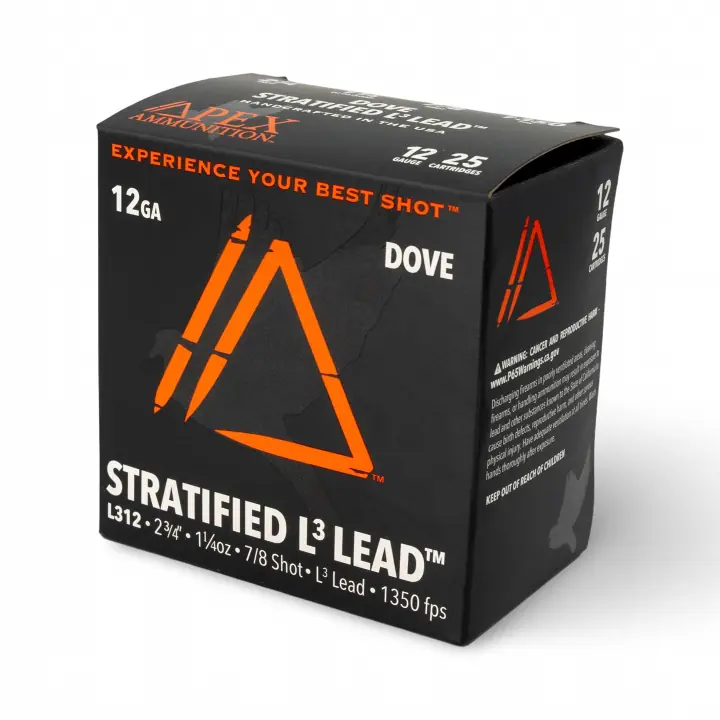 new dove stratified loads from apex ammunition