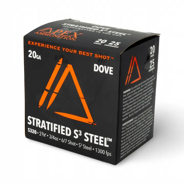 new dove stratified loads from apex ammunition