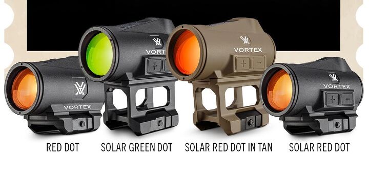 new vortex crossfire ii red dots motion activation solar options