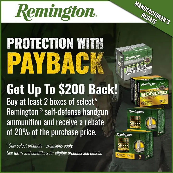 remington speer and federal drop summertime defensive ammo rebates
