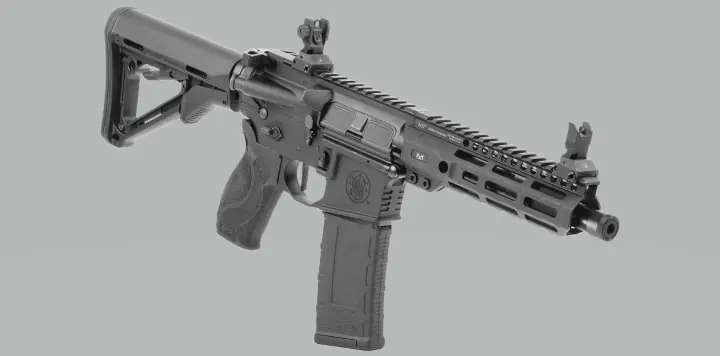 smith wesson adds to m p15 line with axe pistol sbr in 300 blk