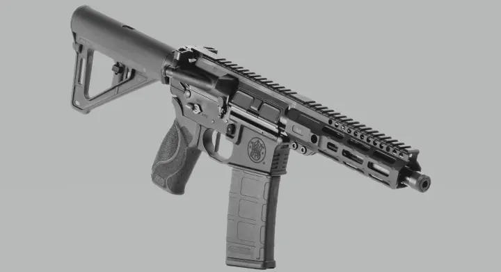 smith wesson adds to m p15 line with axe pistol sbr in 300 blk