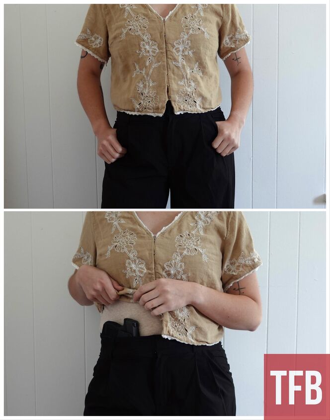 Work slacks and blouse