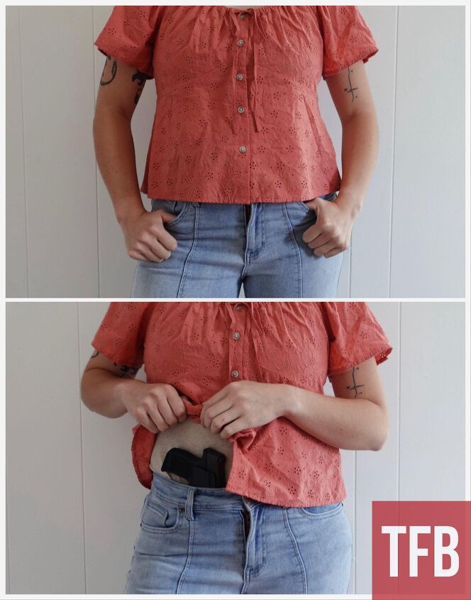 Jeans and blouse
