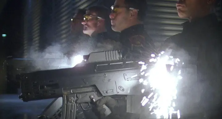 top 3 most deceptive movie gun props, Photo Credit Still from the movie Universal Soldier The Return Sony Pictures 1999
