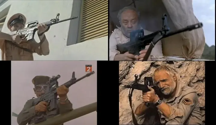 top 3 most deceptive movie gun props, Fake Mosfilm M16 in the Soviet movie Mirage