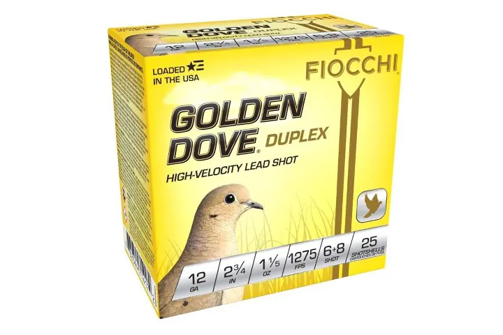 fiocchi america unveils new 12 gauge shotshells in golden dove duplex