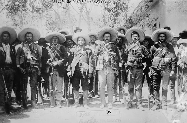 fudd friday forget 6 5 creedmoor these are real hipster cartridges, Mexican troops in 1914 carrying Mausers in 7x57mm This was a hard hitting rifle for gunplay on the frontier