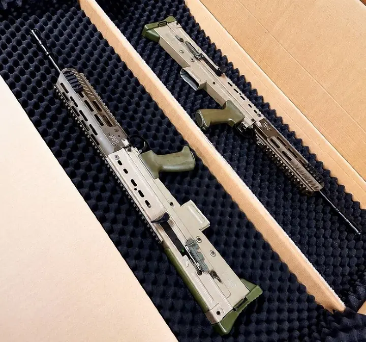 heckler koch u k delivers final 15 600 sa80a3 rifles to british mod