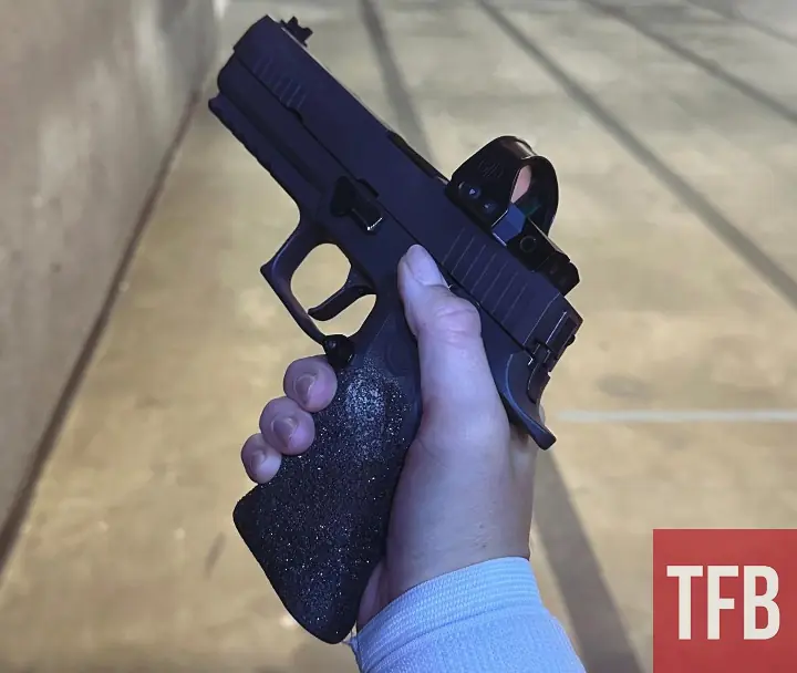 Sig P320 X5 Legion 9mm Full Size set up for Carry Optics