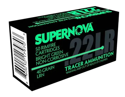 Supernova Green Tracer 22LR Ammo