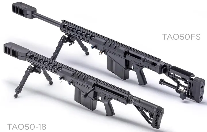 new short barrel tao50 18 brings 50 bmg power in a portable package