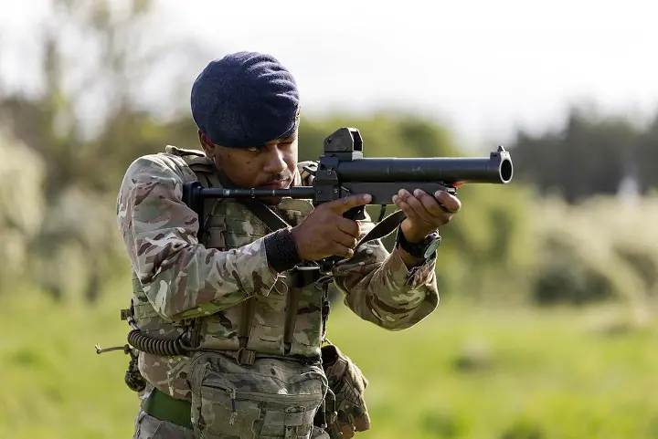 potd the royal bermuda regiment with h k l104a2