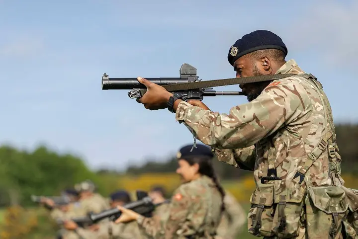 potd the royal bermuda regiment with h k l104a2
