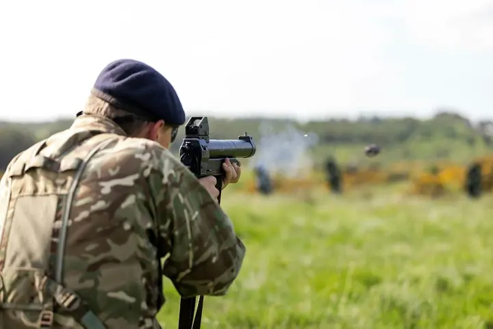 potd the royal bermuda regiment with h k l104a2
