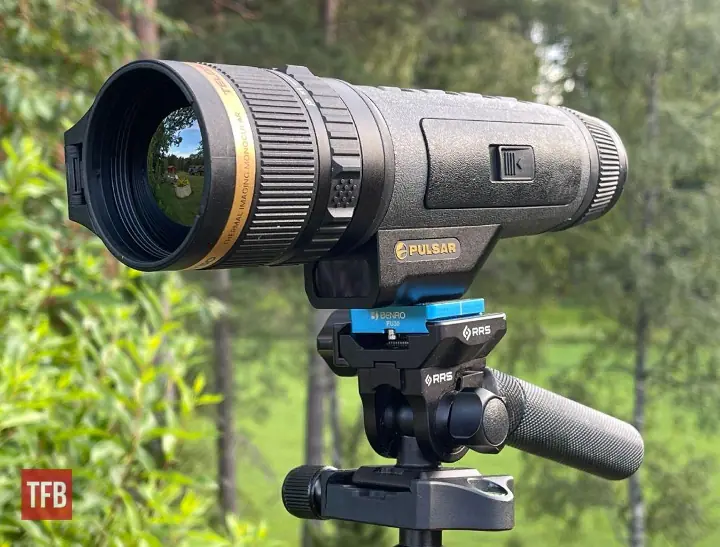 pulsar telos lrf xt50 thermal monocular with integrated rangefinder