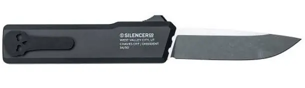 silencerco chaves knives team up on limited edition dissident otf