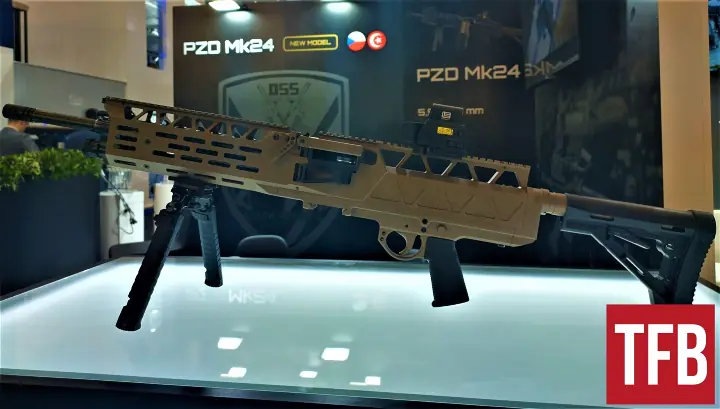 socom wants an ultra light machinegun what options do they have, PZD MK 24 machine gun manufactured by DSS in Czechia