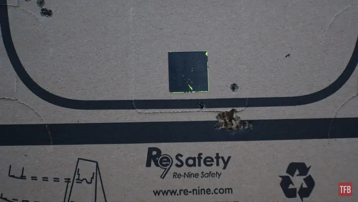 Same firearm, same distance, CCI Standard for comparison (Targets by Re-Nine Safety) (use code “UINPXQE1X5” at checkout for 10% off.