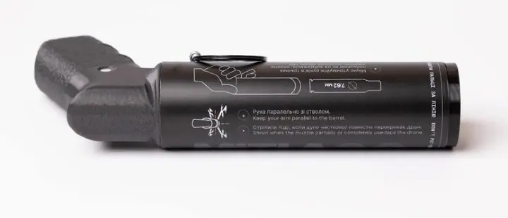 the teneta mitla 1 ukrainian anti drone net launcher