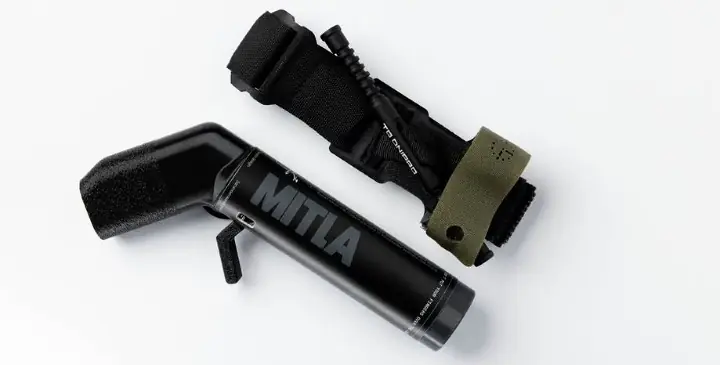the teneta mitla 1 ukrainian anti drone net launcher