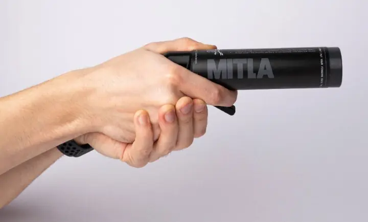 the teneta mitla 1 ukrainian anti drone net launcher