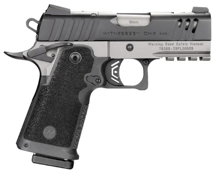 witness2311 xxx series double stack compact 9mm 1911 pistols