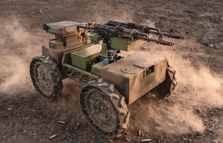 kalashnikov on wheels ukrainian forces deploy robotic turrets
